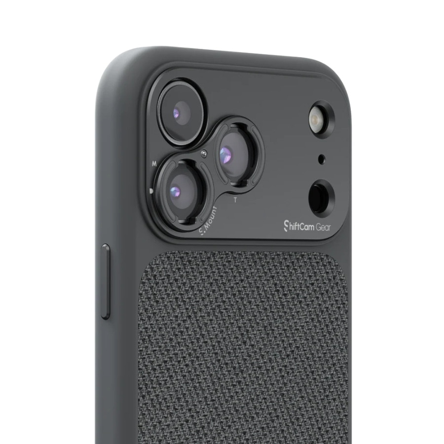 Carcasa ShiftCam LensUltra cu MagSafe compatibila cu iPhone 17 Pro, Dark Grey