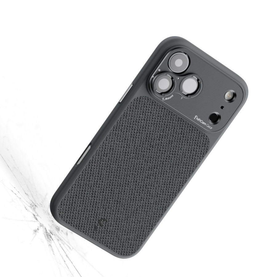 Carcasa ShiftCam LensUltra cu MagSafe compatibila cu iPhone 17 Pro, Dark Grey