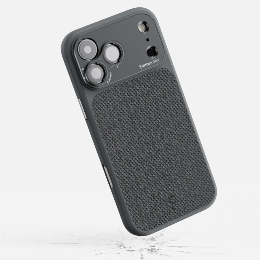 Carcasa ShiftCam LensUltra cu MagSafe compatibila cu iPhone 17 Pro, Dark Grey