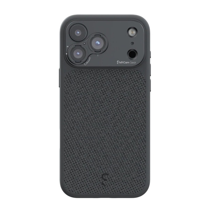 Carcasa ShiftCam LensUltra cu MagSafe compatibila cu iPhone 17 Pro Max, Dark Grey