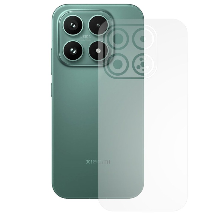 Folie spate mata SILKASE pentru Xiaomi 17, protectie spate, silicon