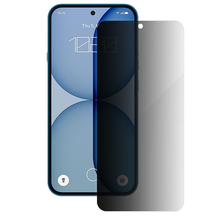 Folie privacy SILKASE pentru Nothing Phone (4a), protectie ecran, silicon