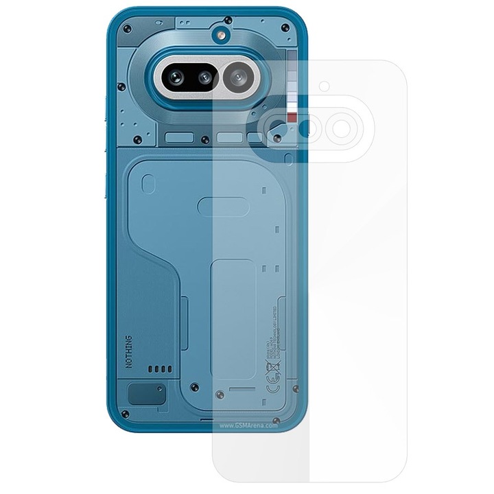 Folie spate SILKASE pentru Nothing Phone (4a), protectie spate, silicon regenerabil