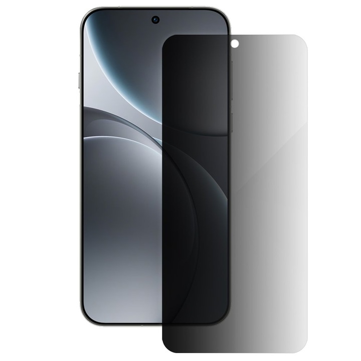 Folie privacy SILKASE pentru Oppo Find X9 Pro, protectie ecran, silicon