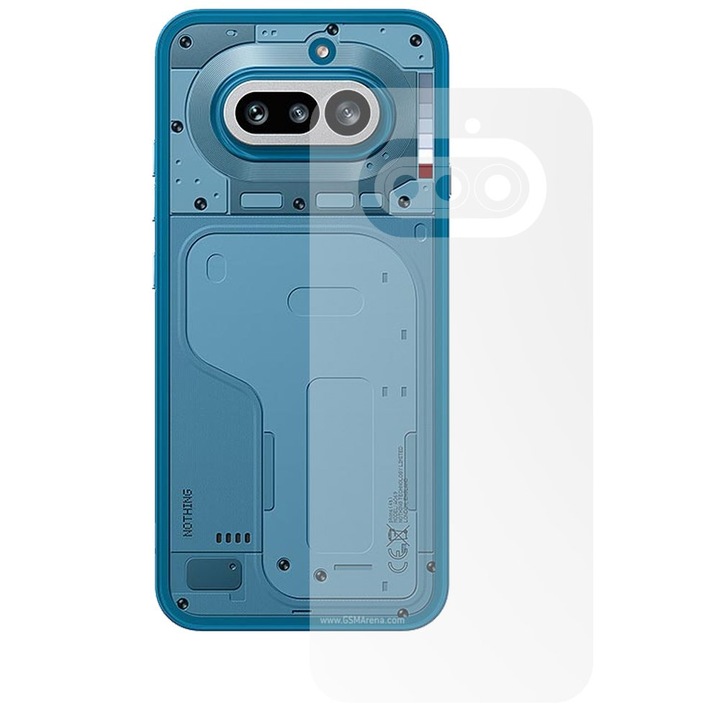 Folie spate mata SILKASE pentru Nothing Phone (4a), protectie spate, silicon