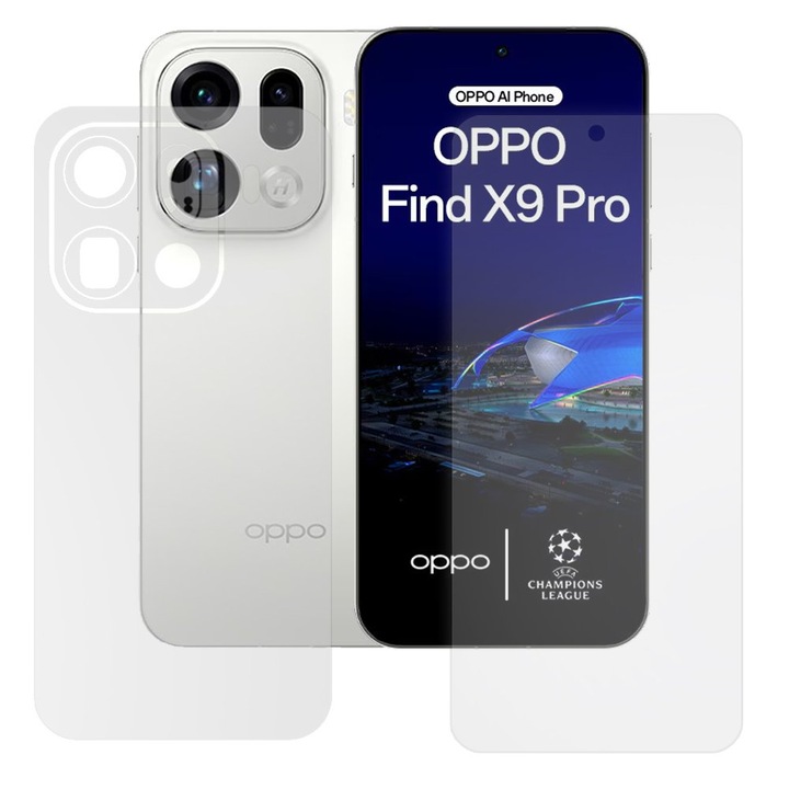 Set 2 folii mate SILKASE pentru Oppo Find X9 Pro, protectie telefon, silicon