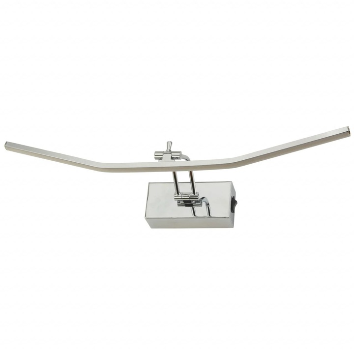 Aplica LED Bath KL6442, 8W, 480lm, meleg fény, króm+fehér, IP20, Klausen