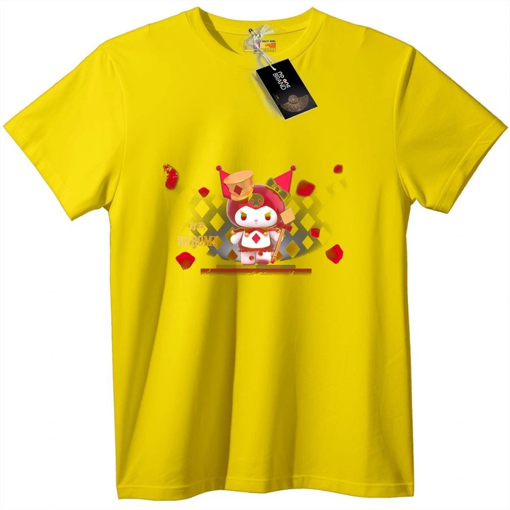 Tricou Kuromi Queen, Galben, 5-6 ani (116cm)