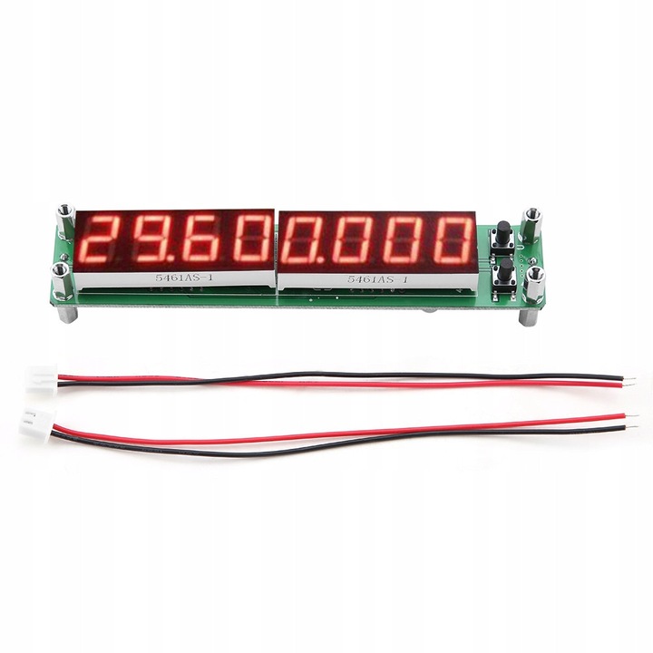 PLJ-8LED frekvenciamérő modul, Retigo, 2,4 GHz, 8 LED kijelző, piros, 125,5x25,5x21,5mm