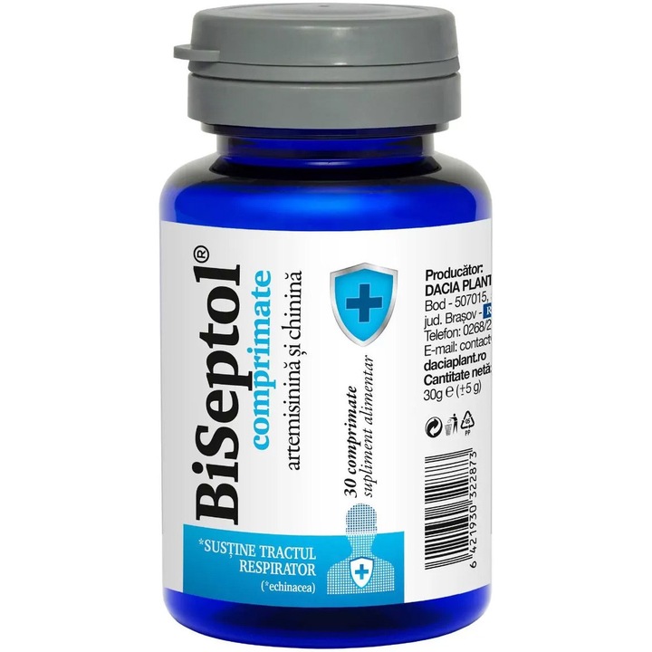 Biseptol cpr Formula cu Zinc, Vitamina D si Echinacea pentru imunitate puternica, sanatatea tractului respirator si protectie antioxidanta