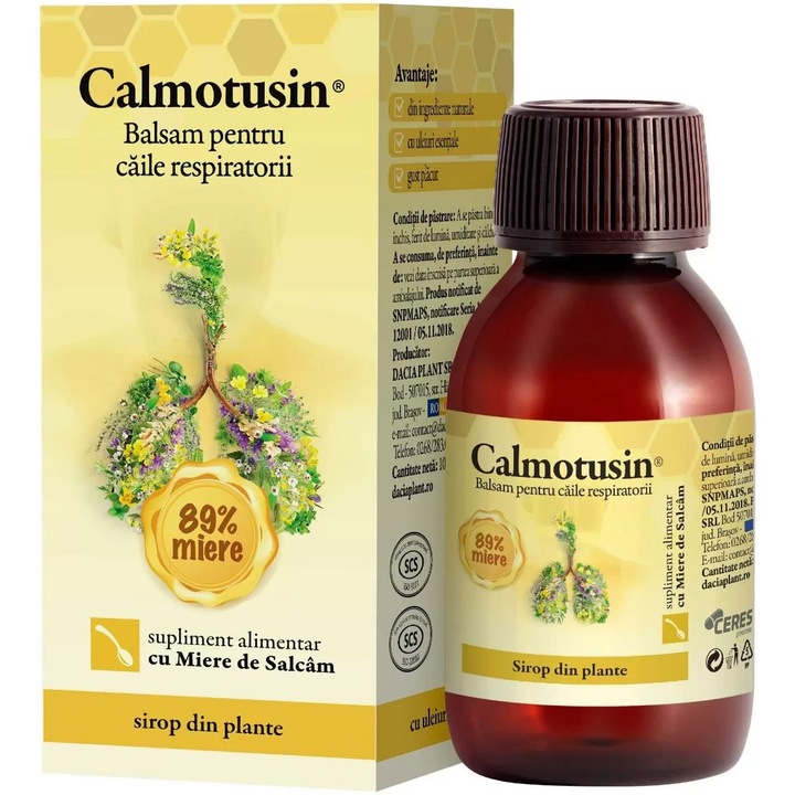 Sirop Calmotusin cu Miere, 100ml