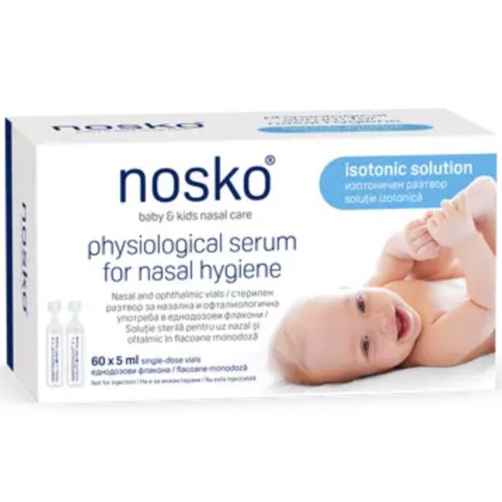 Ser Fiziologic Nosko, 60 monodoze x 5ml