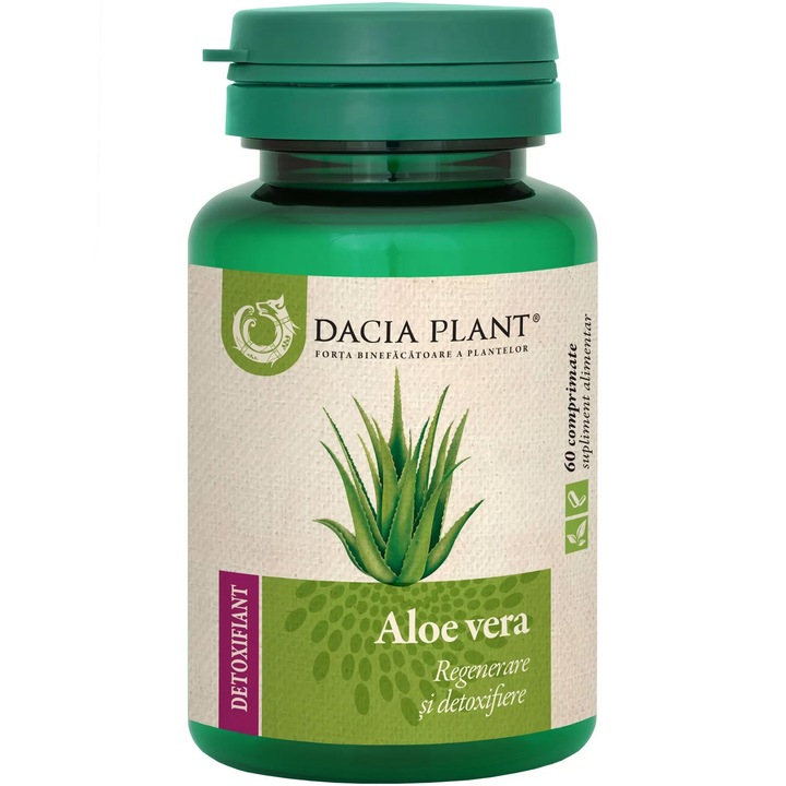Aloe vera, Dacia Plant, 60 comprimate