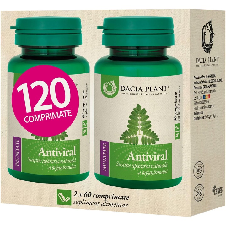 Antiviral, Dacia Plant, 120 comprimate