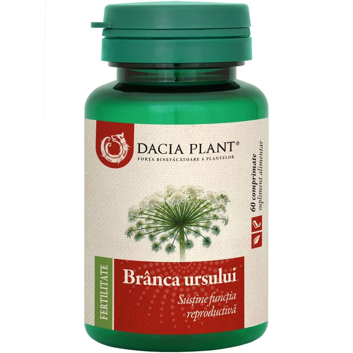 Branca Ursului, Dacia Plant, 60 comprimate