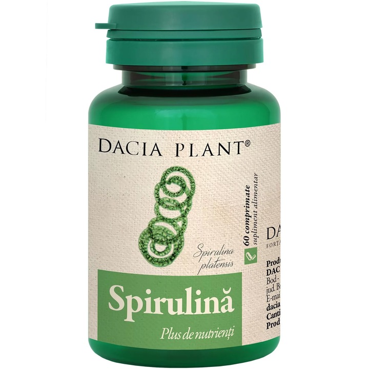 Spirulina, Dacia Plant, 60 comprimate