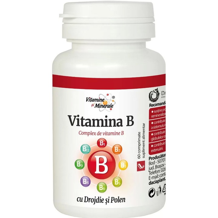 Vitamina B, Dacia Plant, 60 comprimate