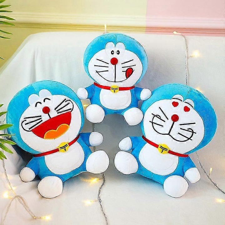 Dolla de plus, Doraemon, 35cm, stil zambitor, 0.29kg