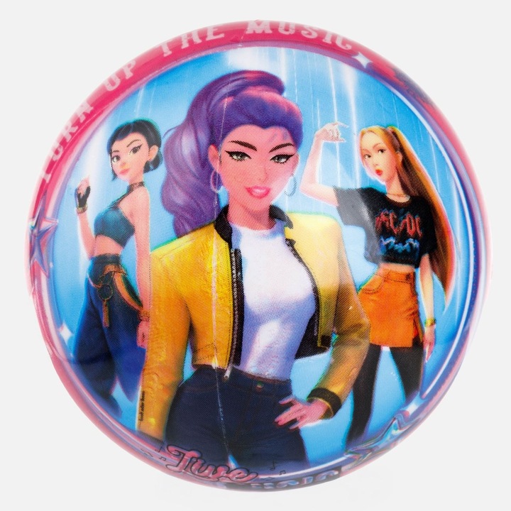 Minge de Plaja din Plastic cu Model Music Ø14cm