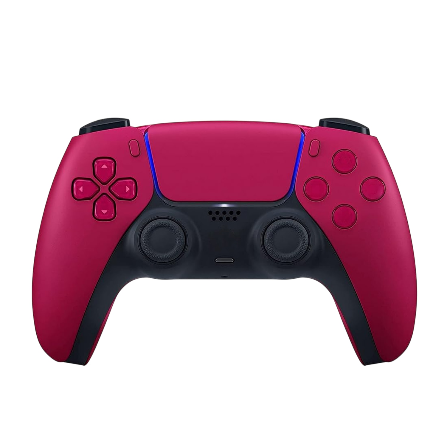 Controller Wireless Dual-Sense, rosu, incarcare TYPE-C, senzor de miscare, set pentru PS5 si PS4