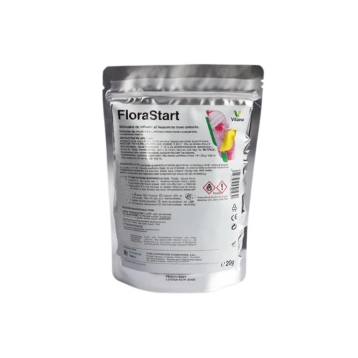 Biostimulator FloraStart, 20 g, Vitana, legumicultură, conținut de Bor, pudră solubilă