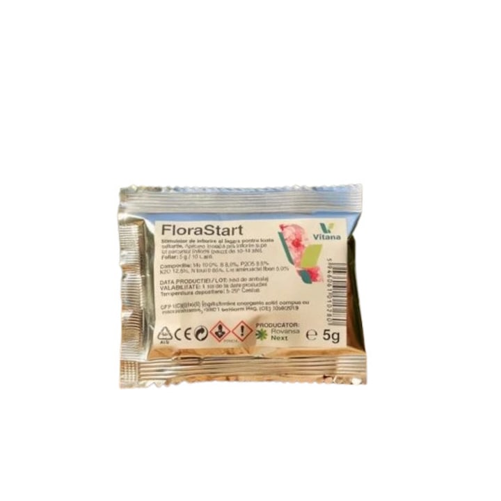 Stimulator FloraStart 5 g, Vitana, biostimulator, legumicultura, praf solubil