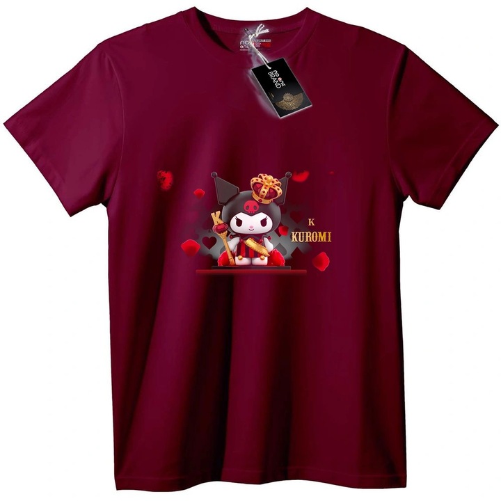 Kuro Mi királynő póló, bordó, 13-14 év (164cm)