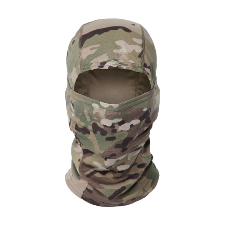 Dicollas®️ Taktikai Balaclava, Terepszínű, Univerzális Méret, Gyorsan Száradó