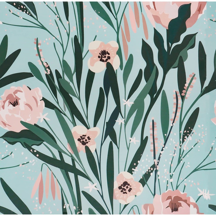 Tapet autocolant CE, fototapet flori, 44,5x800cm