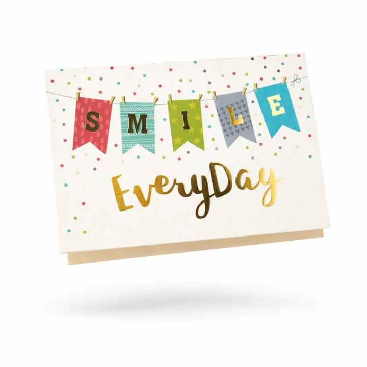 Set 64 Carduri Cadou cu Plic, 16 Modele Diverse, Multicolor, 20x13cm