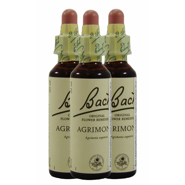 Bach Agrimony, 20ml, picături, extract de plante