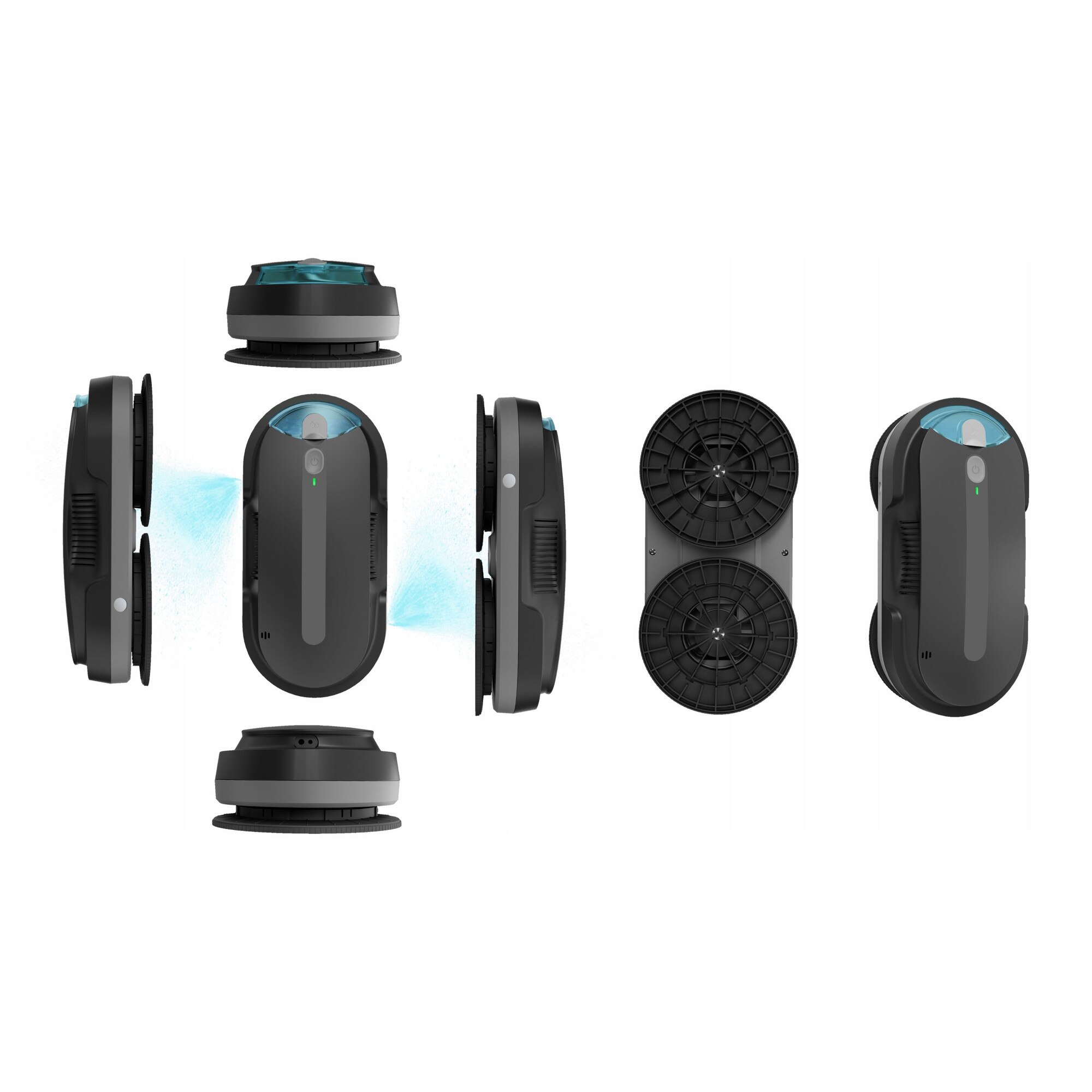 Robot de curatat feronerie Transtar X1, 72W, sistem de sprituire dual, 1.1 kg, automat