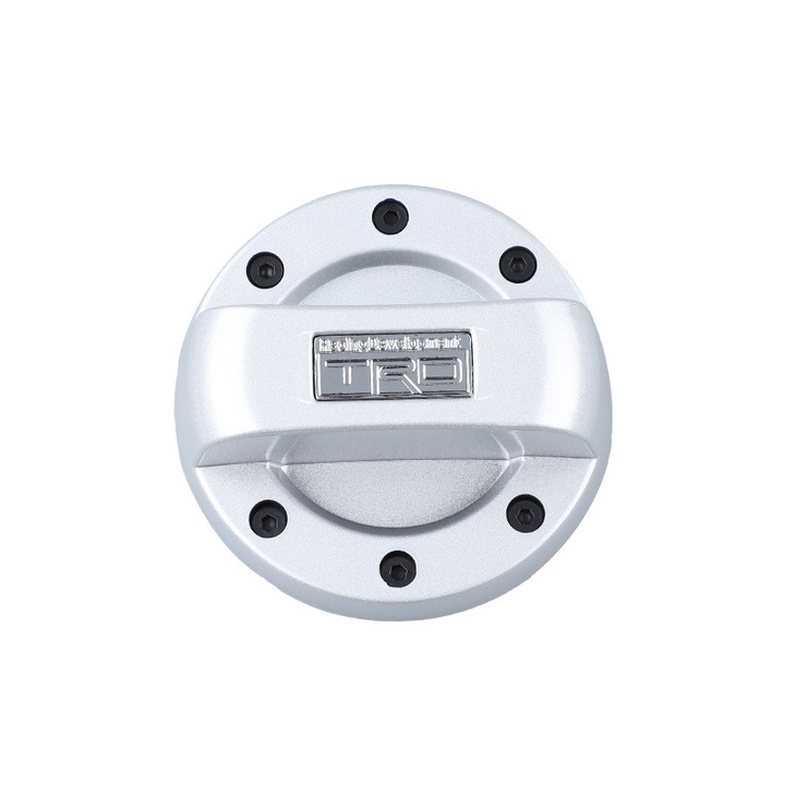 Capac rezervor combustibil TRD, decorativ, Compatibil cu modelele Toyota Reiz, Camry, Corolla, GT86, Vios si Crown, argintiu