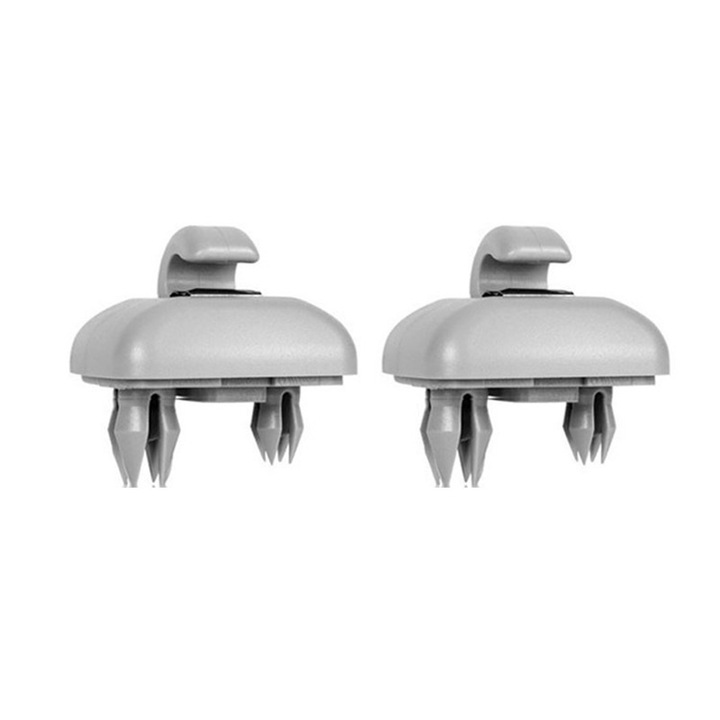 Autós napellenző tartók, 2 darabos készlet, szürke, kompatibilis Audi A6LA4LA6LQ5Q3A58U0857562A modellekkel