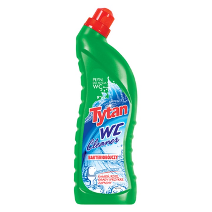 Solutie de curatat toalete, Unia, Tytan Zielony, 700g, antibacterian, parfum de pin