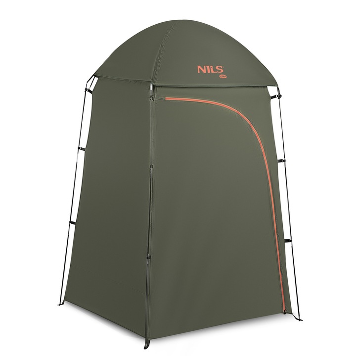 Cabina portabilă vestiar turistic XL Nils Extreme, 120x120x210cm, impermeabilă, structură din fibră de sticlă