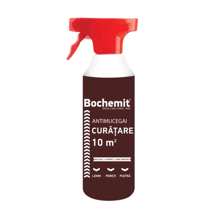 Solutie antimucegai Bochemit 0.5L – tratament profesional pentru eliminare mucegai, alge si bacterii interior exterior