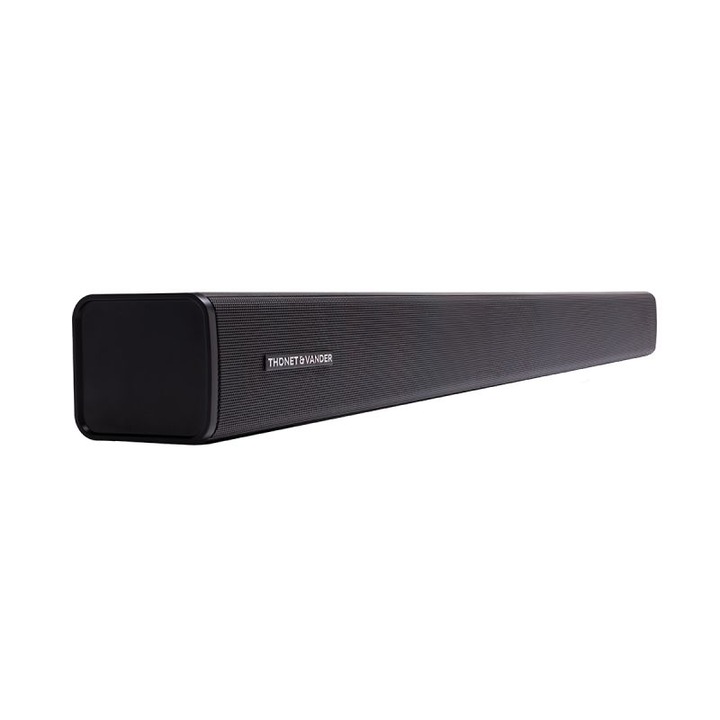 Soundbar Thonet & Vander Gut Gen2, 40W, gri mat, 3,5mm jack, USB, Bluetooth, HDMI, SPDIF
