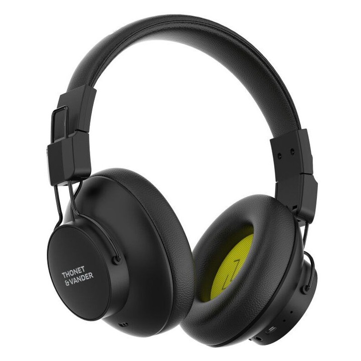 Casti Bluetooth Thonet & Vander Klassik Negru, 300452, Microfon/Casti