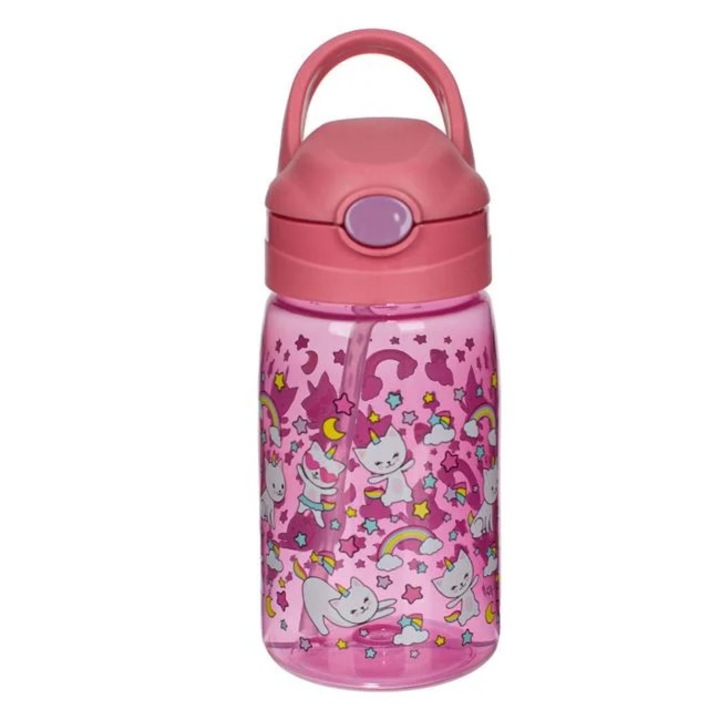 Sticla Apa Roz Copii 430ml Design Space Girl