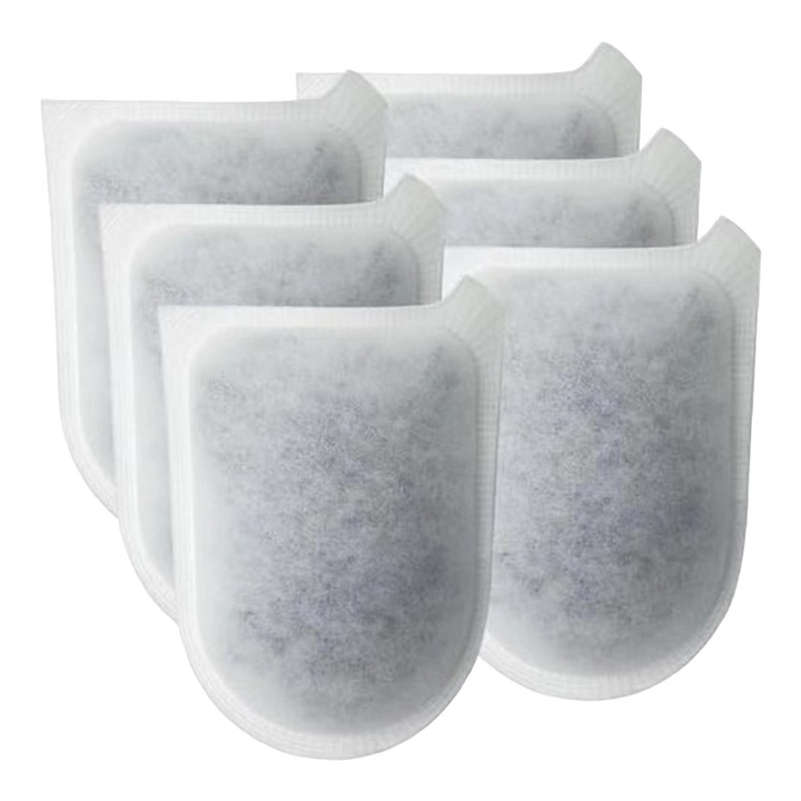 Set 5 cartuse de filtrare pentru acvarii, filtrare in patru etape, 19x13cm