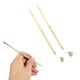 Set de 2 pixuri cu cerneala, 0.7mm, pentru desen, culoare aurie