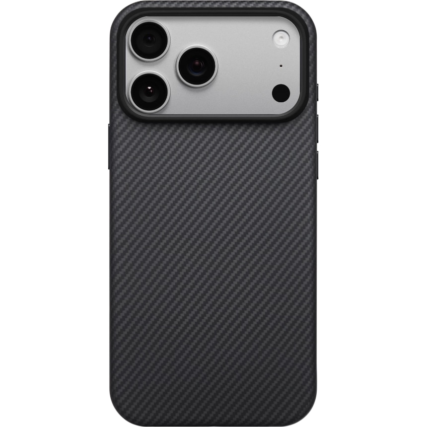 Husa de protectie Pitaka pentru iPhone 17 Pro Aramid UltraGuard, Negru Gri