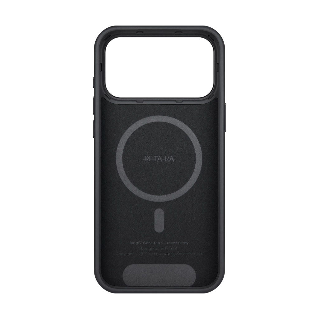 Husa de protectie Pitaka pentru iPhone 17 Pro Aramid UltraGuard, Negru Gri