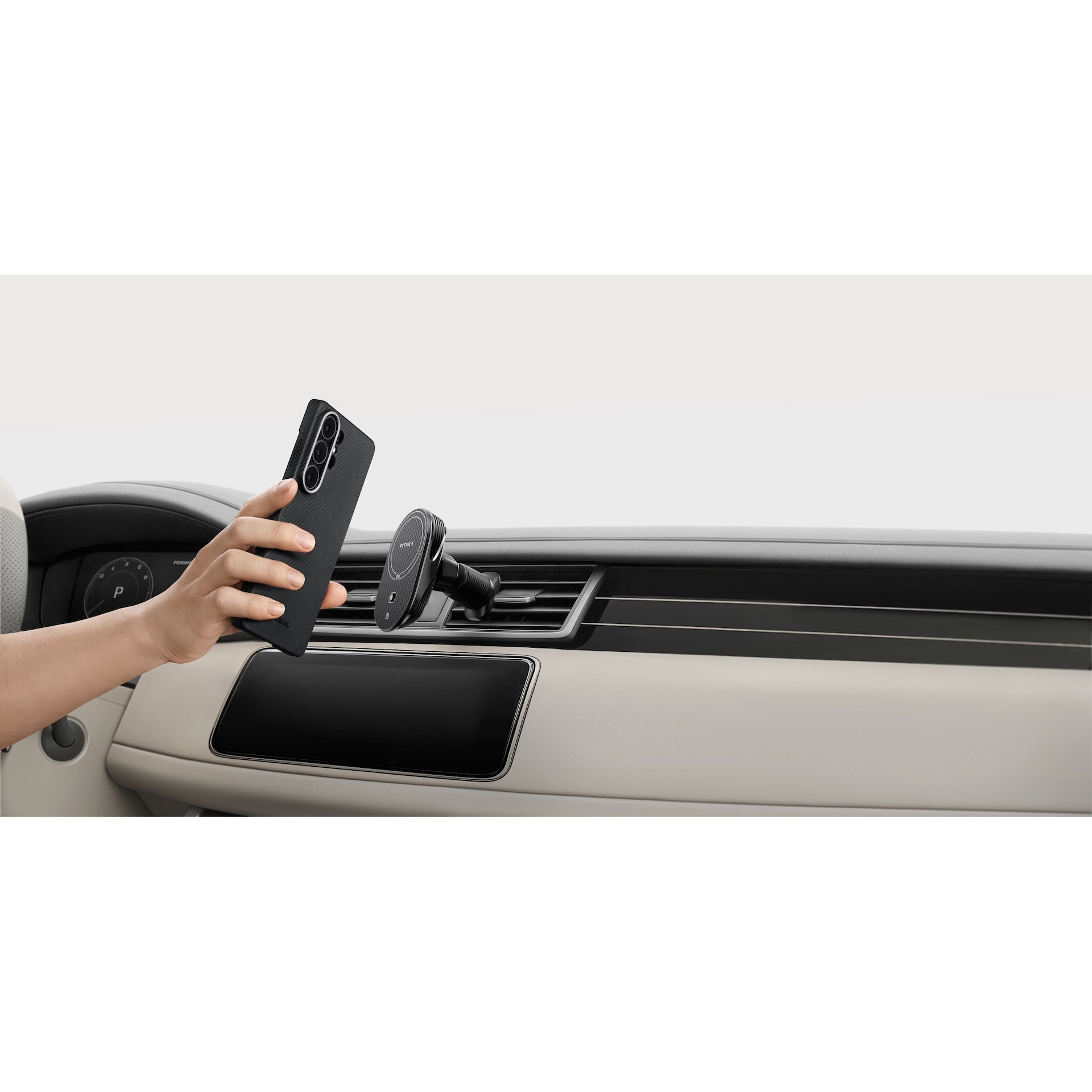 Husa de protectie Pitaka Ultra-Slim Edge Aramida pentru Samsung Galaxy S26 Ultra Negru / Gri