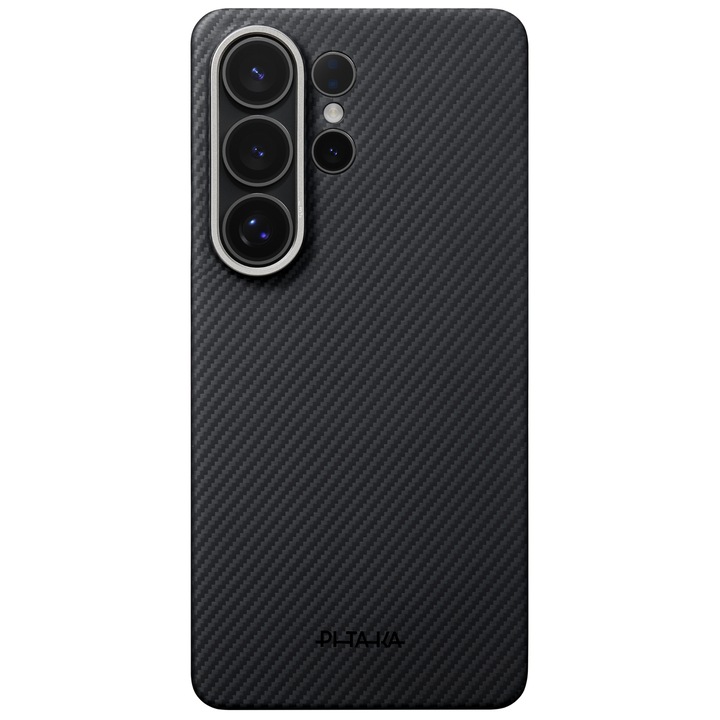 Husa de protectie Pitaka Ultra-Slim Edge Aramida pentru Samsung Galaxy S26 Ultra Negru / Gri