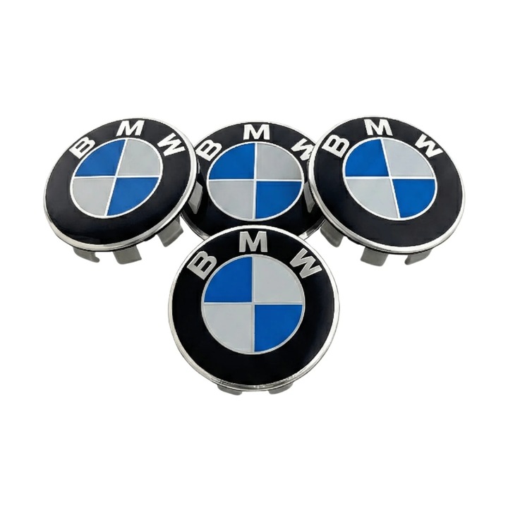 BMW felniközép kupak készlet, 56mm, kék-fehér