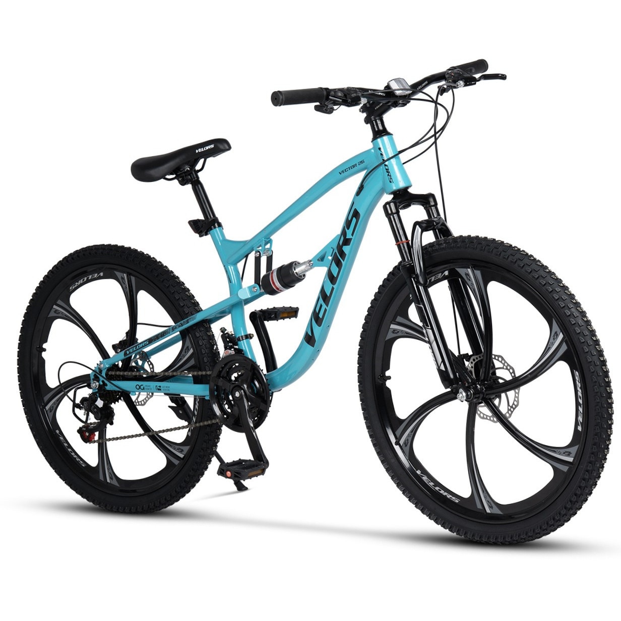 Bicicleta Mtb de munte Velors Vector JSX2670, cadru cu cabluri