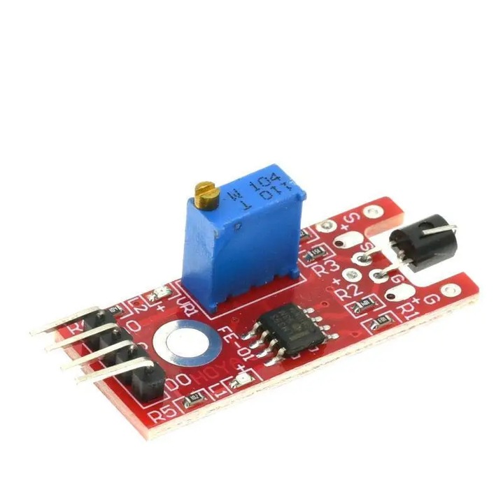 Modul senzor de atingere KY-036, LED, sensibilitate reglabilă, metalic