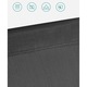 Sezlong pliabil cu parasolar si tetiera, spatar reglabil 4 pozitii, tesatura sintetica respirabila, max 150 kg, 200x71x38 cm, gri